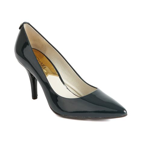 michael kors navy patent shoes